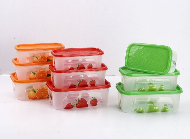 wh-541 3pcs retangle container sets