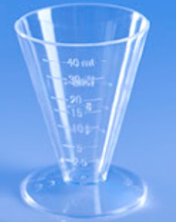 40ml medicine cup without color printed