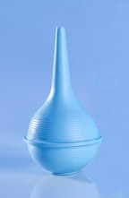 60ml PVC ear Ulcer Syringe, light blue