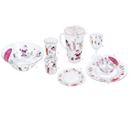 Picnic set with Christmas printing