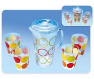 WH-702C 5pcs juice pitcher set