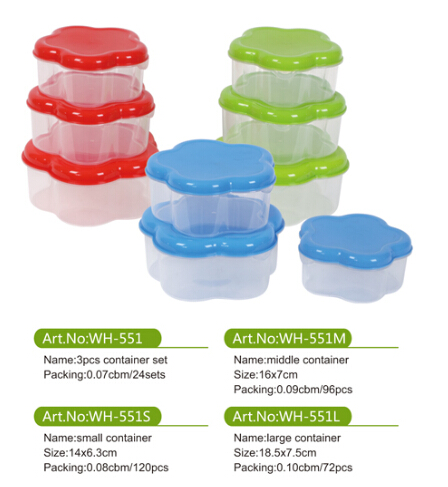 WH-551 3pcs container set